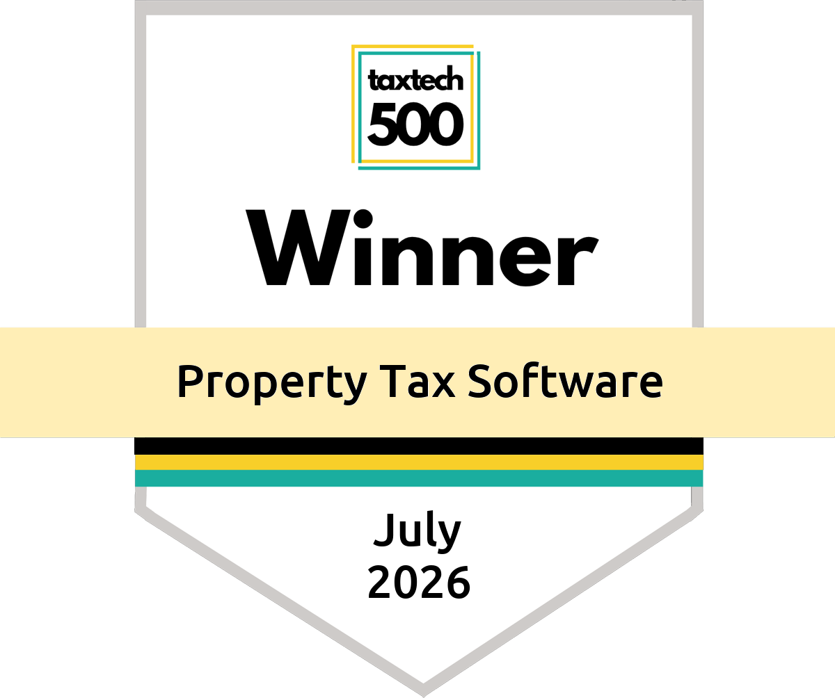 TaxTech500 Winner: Property Tax Software (commercial and residential property tax), July 2026